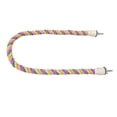 thumbnail image 3 of Colorful Bird Rope Perch Fun Swing And Climbing Cotton Rope Bird Toys Suitable For Parakeets Bird Rope Perch Fun ParakeetsRope Swing Perch Colorful Swing Climbing Cotton Rope, 3 of 8
