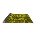 thumbnail image 2 of Ahgly Company Indoor Rectangle Oriental Yellow Modern Area Rugs, 3' x 5', 2 of 4