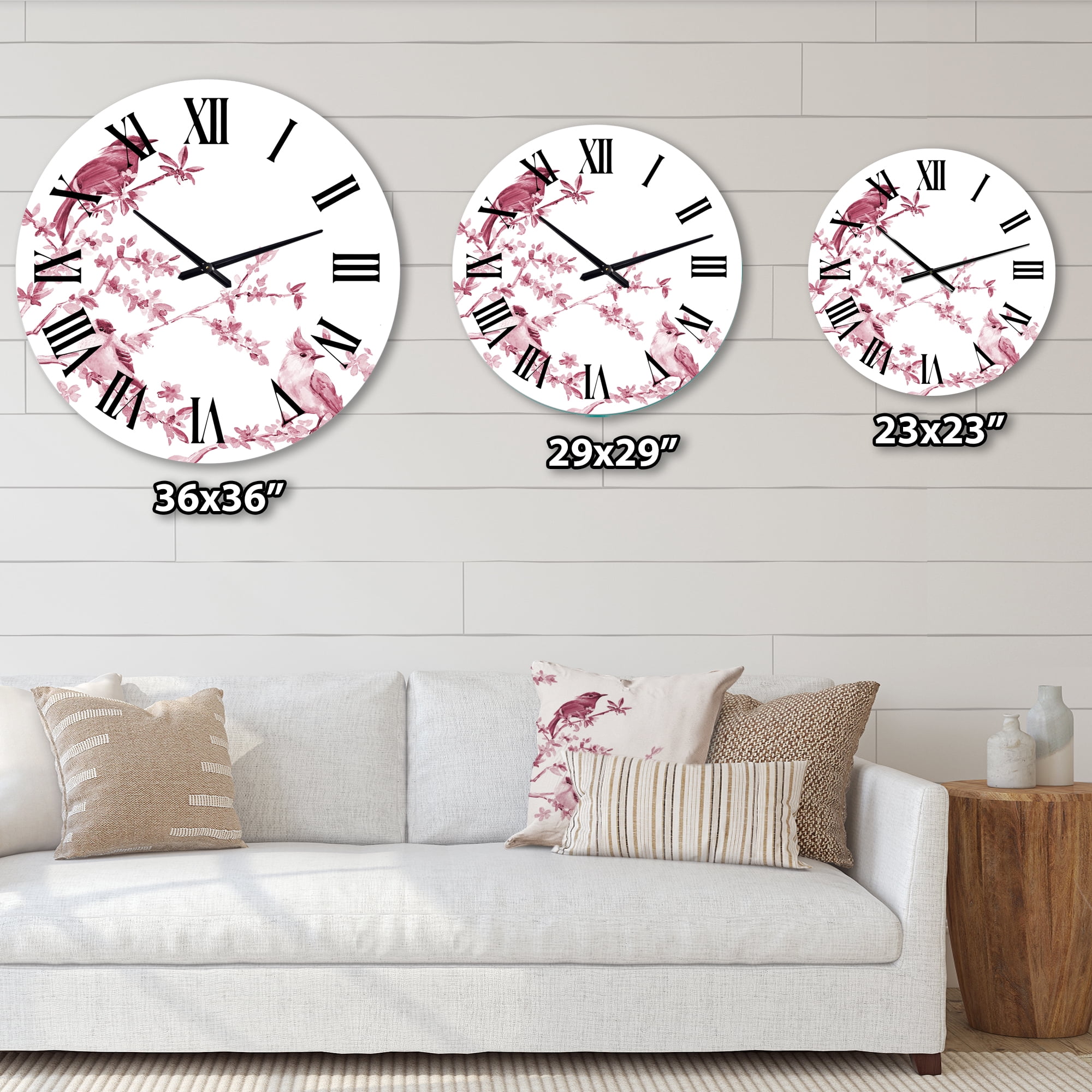 Designart 1 in Traditional Wall Clock