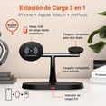 thumbnail image 4 of Base de Carga HYPERGEAR inalambrica Qi 3en1 para iPhone reloj y Airpods, 4 of 9