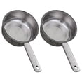 thumbnail image 2 of Water Ladle Stainless Steel Scoop Water Home Use 31X16X6CM Square Handle Simple Design 2Pcs, 2 of 4