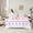 Lightpink Violet, variant on Erosebridal Cartoon Initial Bed in a Bag Full size,Dreamy Princess Bed Set,Kawaii Bowknot Bedding Full Size,Breathable Geometric Bedroom Decoration,Reversible,7-Piece