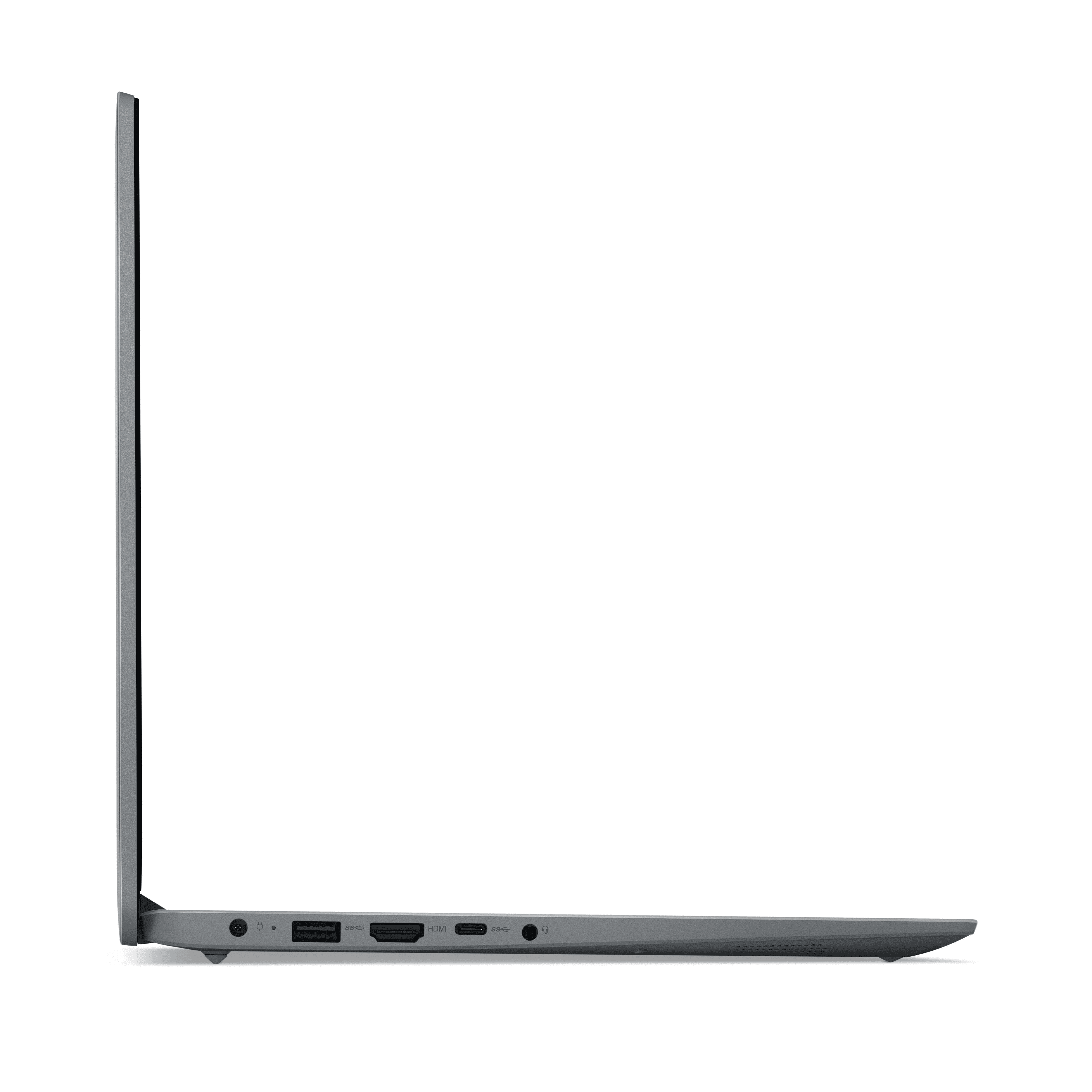 Lenovo IdeaPad 1i 15.6" 1080p PC Laptops, Intel Core i3-1215U, 8GB RAM, 256GB SSD, Windows 11 in S Mode, Cloud Grey, 82QD0001US