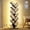 Black, variant on 10 Tier Tree Bookshelf, Tall Bookcase, Freestanding Book Shelf with LED Lights, Display Floor Standing Storage Shelf, Book Organizer Shelves for Home Office, Living Room, Greige