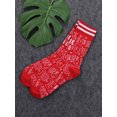 thumbnail image 3 of goowrom Christmas Adult Tube Socks with Cartoon Pattern, Vintage Style Soft Cotton Thick Accessory, 3 of 7