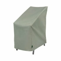 Modern Leisure Basics Stackable Patio Chair Cover, 27" Square x 49"H, Sage Green