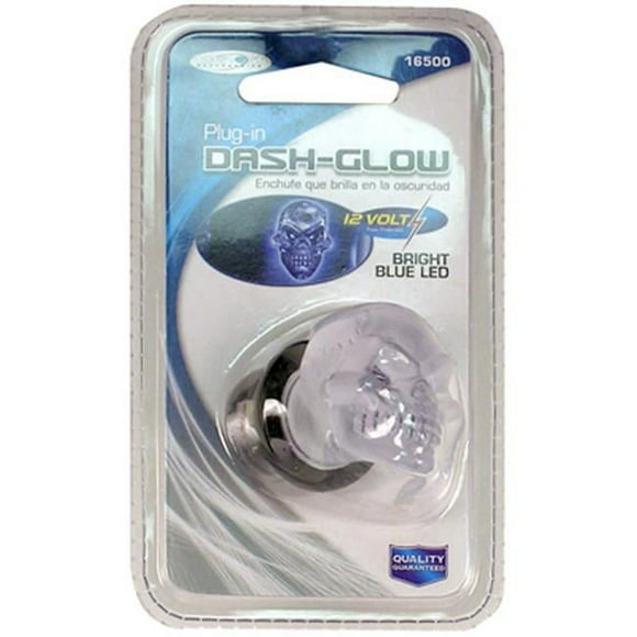 Unique Accessories 16500 Skull Design Dash Glow Lighter Light
