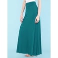 thumbnail image 4 of Made by Johnny Women's Fold-Over Maxi Skirt XXL JADE, 4 of 6