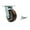 Swivel - Bolt On Swivel Lock - Maroon, variant on 4 Inch Polyurethane Swivel Caster with Roller Bearing and Total Lock Brake SCC