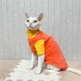 thumbnail image 5 of HQREA Sphynx Cat Sweater, Warm Hairless Cat Clothes Pet Fleece Pullover for Cold Weather, 5 of 6