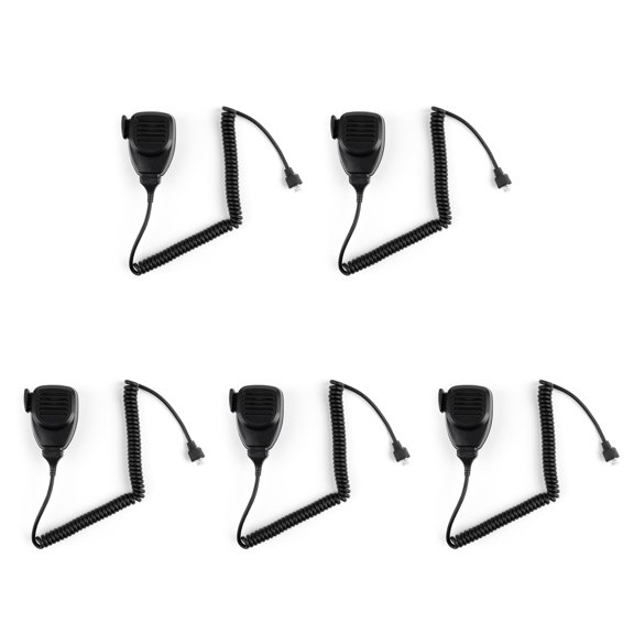 5Pcs KMC-30 6Pin Speaker Microphone For Kenwood TK768 TK868 TK760 TK808 Radio