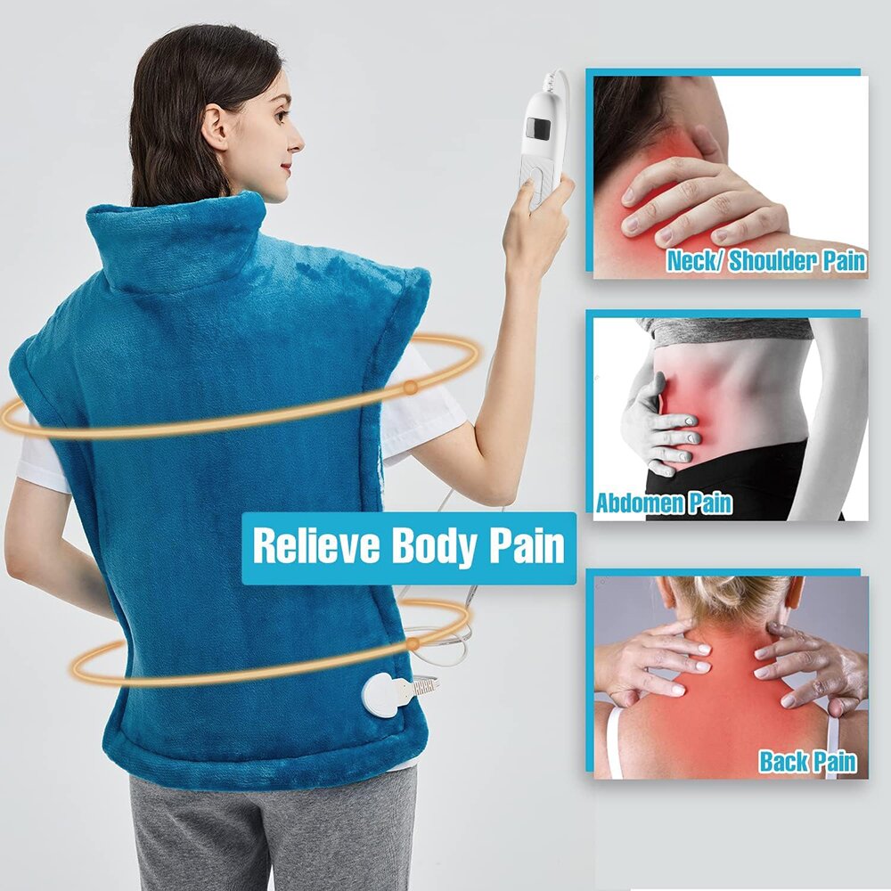 Kibhous Large Heating Pad for Back, Neck and Shoulders photo 2
