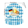 thumbnail image 3 of Complete Oktoberfest Party Tableware Set Disposable Festival Themed Paper Plates Cups Napkins Decorative Dining Kit, 3 of 3