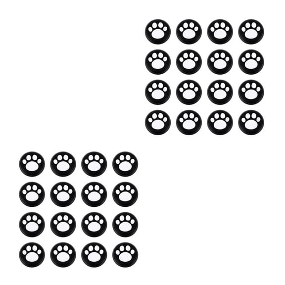 Masteelf 32 pcs Thumb Grip Caps Cat Claw Joystick Caps Silicone Cover Cover for Game Controllers