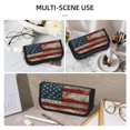 thumbnail image 5 of Fotbe American Flag1 Pattern Pencil Case,Canvas Pen Case, Multi- Slot Pencil Pouch, Portable Pencil Bag, Pen Case for& Office, Makeup Bag ,Zipper Pouch, 5 of 6