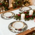 thumbnail image 5 of Deeceymbur Christmas PlaceMatss Non Slip Water Absorbent Tables Matss for Dining Holiday Party Decor, 5 of 6
