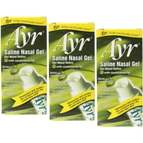 Ayr Saline Nasal Gel, With Soothing Aloe, (Pack of 3)