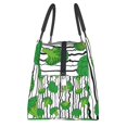 thumbnail image 4 of Vsdgher Broccoli 2 Print Insulated Reusable Bags with Sturdy Zipper and Handles, Foldable Totes for Hot or Cold Food Bring or Delivery, 4 of 8