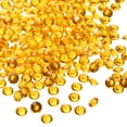 thumbnail image 1 of Uxcell 1000 Piezas Rellenos de Jarrones de Diamantes Acrílicos de 10 mm, Cristales Falsos, Gemas para Bodas, Esparcimiento de Diamantes, Amarillo, 1 of 7