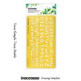thumbnail image 5 of Traceease Alphabet Lettering Template Drafting Tools,Number Alphabet Lower & Upper Case Letter Stencils, 5 of 6