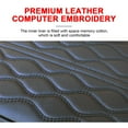 thumbnail image 6 of Memory Foam Leather Car Center Console Armrest Cover Pad - Waterproof Universal Fit for Vehicles SUV Truck 1-Pack, 6 of 7
