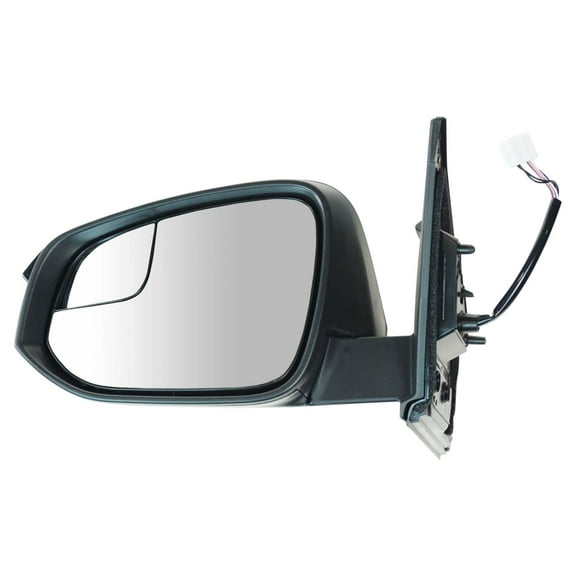 TRQ Side View Mirror Power Heater with Turn Signal & Spotter Glass LH for Rav4 MRA06674