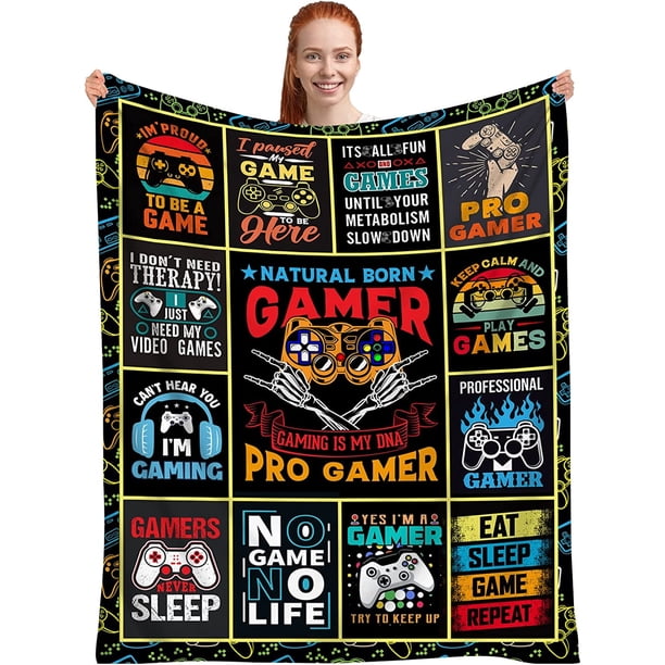 LHSHID Computer Programmer Gifts for Men Women Blanket Flannel Soft and Comfortable Anti static Bed Sofa Blanket 50x60in
