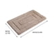 thumbnail image 3 of Fiudx Juego de Alfombrillas de Baño de Microfibra Suave, Lujosas Alfombras de Baño, Ultraabsorbentes y Antideslizantes, Lavables a Máquina, Ideales para Bañera, Ducha y Lavabo, Regalo de Decoración p, 3 of 3