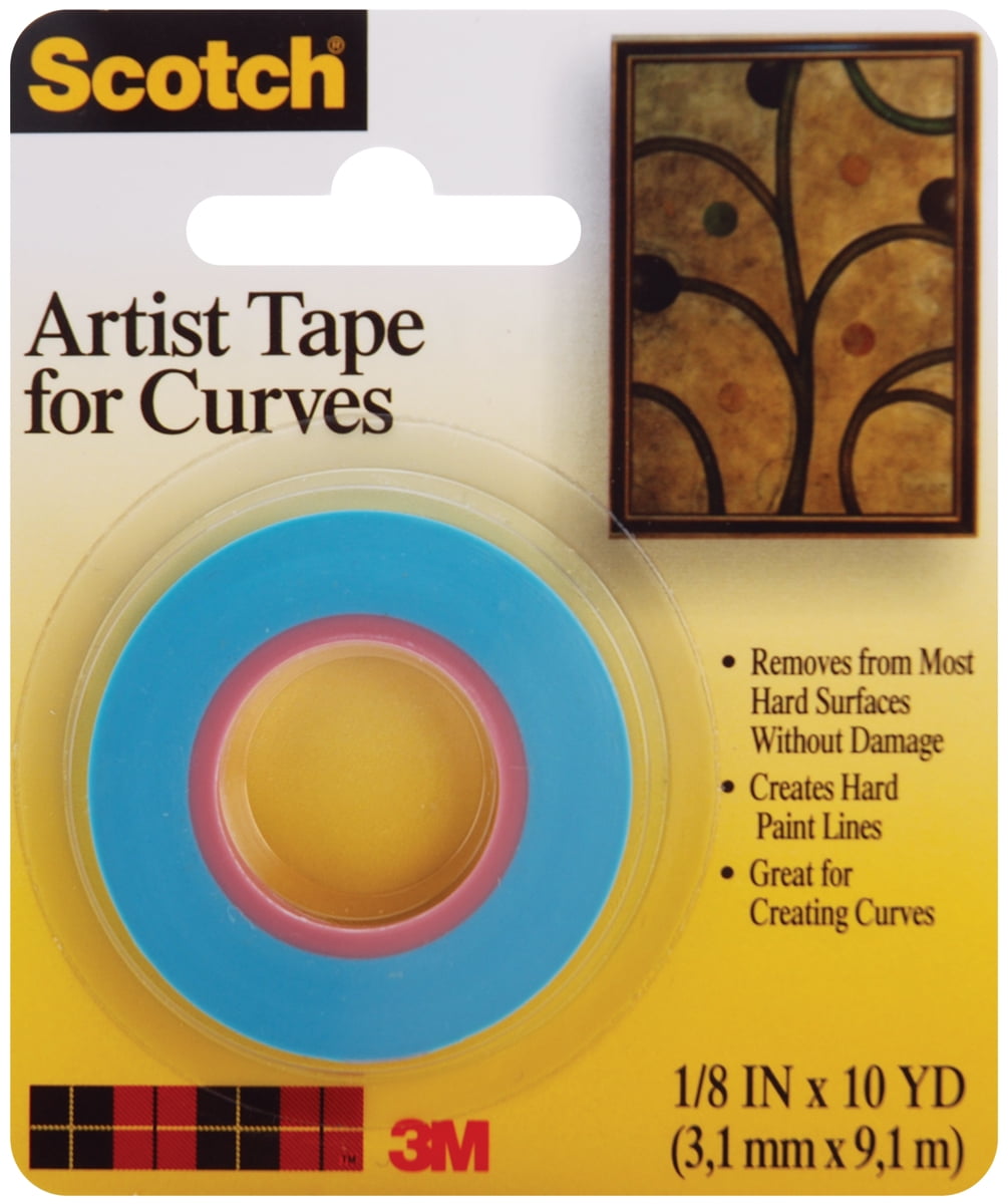 Artist Tape 1/2 inch x 60 yards - White
