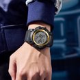 thumbnail image 5 of SMAEL Round Men Tactical Digital Watch 5ATM Waterproof TPU Strap Digital Sports Watch, 5 of 11