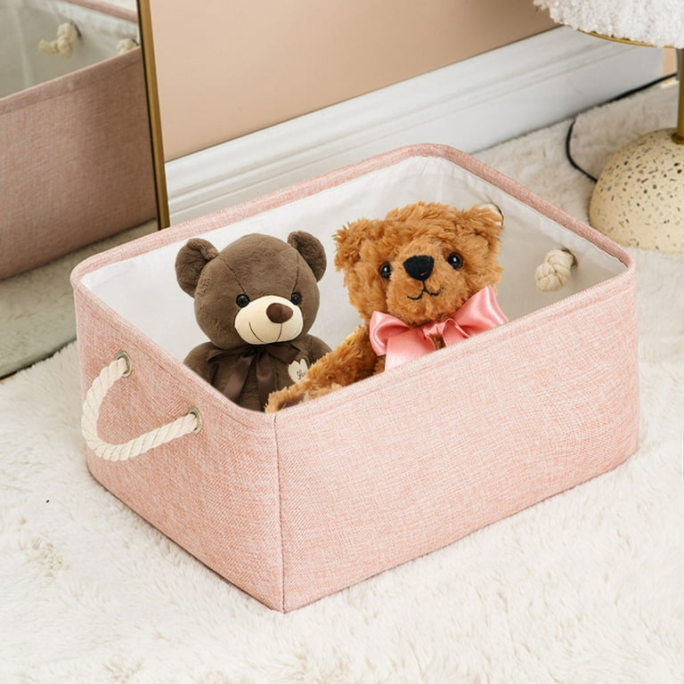 Storage basket box basket toy storage clothes storage box pink