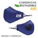 thumbnail image 4 of 2 Cubrebocas Infantil con Válvula Deportiva Facex American Azul, 4 of 5