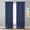 Navy, variant on White Sheer Curtains 84 Inches Long, Light Filtering Rod Pocket Solid Color Window Sheer Curtain Panels, Elegant Curtains & Drapes for Living Room, Bedroom 2 Panels (White, 42" W x 84" L)