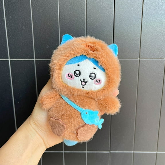 13cm Kawaii Chiikawa Hachiware Usagi Cute Plush Backpack Pendant Keychain Doll Toys Gift