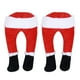 thumbnail image 1 of 2 unids Piernas de Papá Noel Vivid Xmas Santa Claus Piernas falsas Decoración de Navidad, 1 of 5