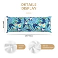 thumbnail image 2 of Naloa Flying Swallows Super Soft 20x60 Body Pillow Case,Long Side Hidden Zipper（PILLOWS ARE NOT INCLUDED）, 2 of 6
