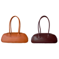 thumbnail image 1 of Bolso para Las Axilas Bolso Hombro Alta Gama Nicho Bolso Baguette Con Forma PU Marrón, 1 of 7