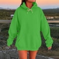 thumbnail image 2 of Womens Oversized Hoodies Cute Sweatshirts Fleece Hooded Pullover Tops Sweaters Casual Comfy Fashion Outfits Clothes,4XL, 2 of 5