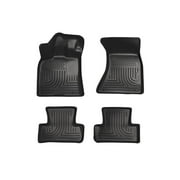 Husky Liners Weatherbeater Floor Mats | Fits 2013 - 2015 Mercedes-Benz GLK250; 2010 - 2015 Mercedes-Benz GLK350 | Front & 2nd Row, 4-pc Black - 98821