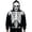 1-Black, variant on Wuxian Full Zip Up Hoodie Men Halloween Skeleton Print Long Sleeve Sweatshirts Spooky Jackets For Men