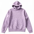 thumbnail image 4 of Hearthz Leopard Print Oversized Hoodies for Women Oversized Y2k Trendy Fall Womens Pullover Sweatshirt Long Sleeve Drop Shoulder Hooded Womens Oversized Sweatshirt, 4 of 5