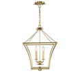 thumbnail image 5 of Crystorama Lighting - Broche - 4 Light Lantern-Antique Gold Finish, 5 of 8