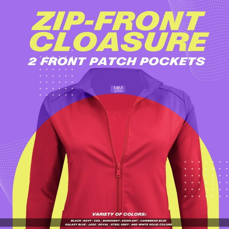 Red scrub deals jacket