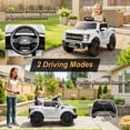 thumbnail image 4 of iYofe 12 Volt Ford F150 Raptor Powered Ride on Car Toy with Remote Control&Bluetooth, White, 4 of 9