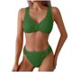 thumbnail image 2 of Traje de baño para mujer, moda, cómodo, color sólido, bikini, traje de baño de color liso para mujer, conjuntos de bikinis, trajes de baño para mujer, 2 of 9