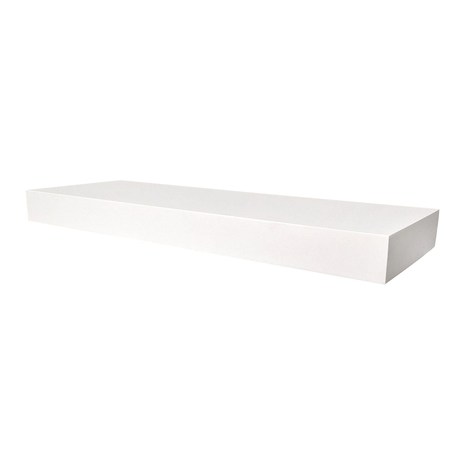 Hometrends 23 inch White Floating Shelf, 23" White Floating Shelf