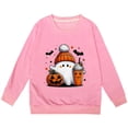 thumbnail image 4 of Chandail de Mode pour Filles, Halloween, Mignon, Imprimé, Col Rond, Manches Longues, Sans Capuche, Haut Décontracté pour Enfants, 4 of 4