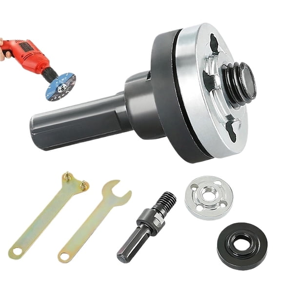 Grinder Adapter for Drill 3 Set 10mm Electric Drill Conversion Angle Grinder Connecting Rod for Cutting Disc Polishing Wheel Installation Adapter Accessories