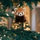 thumbnail image 5 of Adornos navideños, adornos navideños, regalos navideños, decoración de animales del bosque de 10 cm, colgante para árbol de Navidad, regalo navideño., 5 of 6