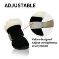 thumbnail image 6 of Dog Shoes Winter Snow Boots Non Warm Protectors For Small Medium Dogs Outdoor Walking Hiking Cold Weather 4PCS, 6 of 8